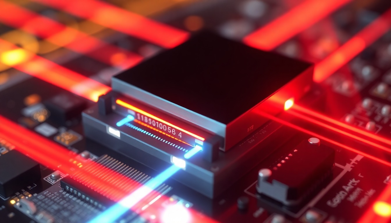 작고 혁신적인 솔리드 스테이트 LiDAR 센서 모듈의 근접 촬영